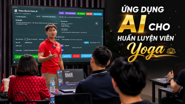 Đặng Kim Ba chia sẻ ứng dụng AI và tự động hoá cho Huấn luyện viên Yoga 06/06/2026
