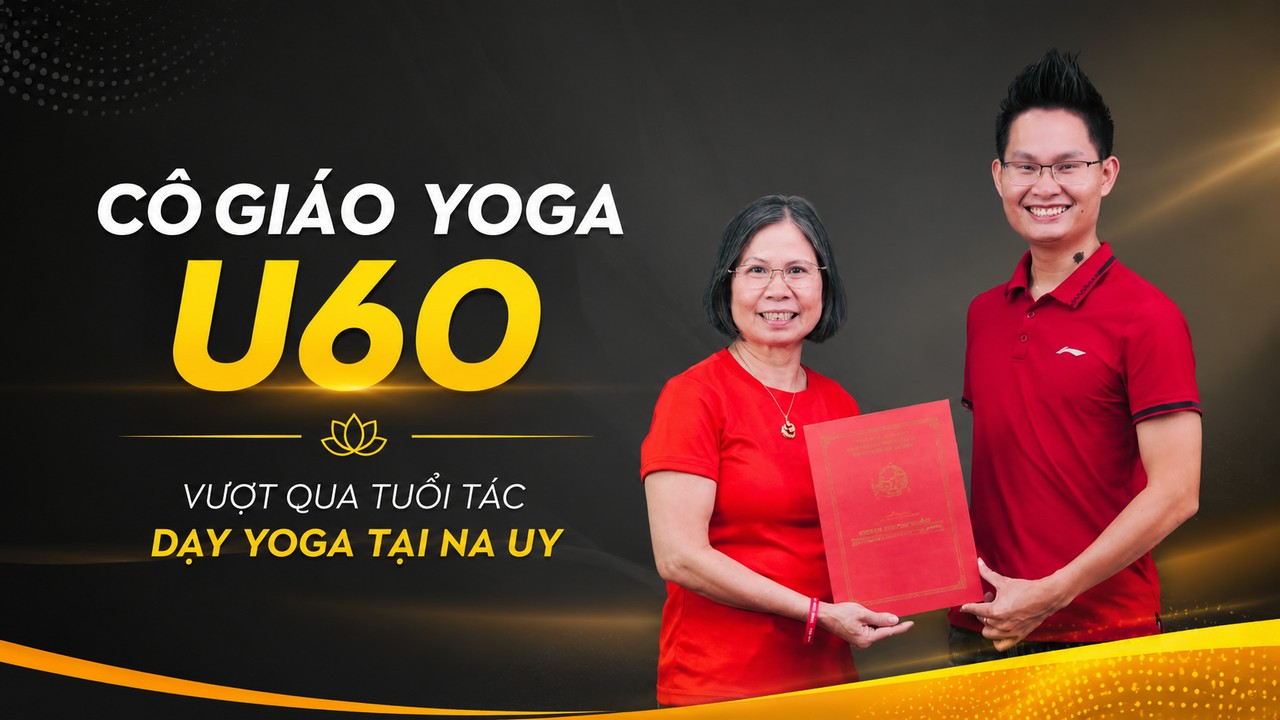 Cô giáo Yoga U60 vượt qua tuổi tác dạy Yoga tại Na Uy — tốt nghiệp khoá HLV Yoga online