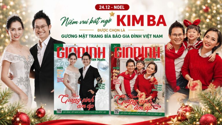 Kim Ba Yoga được chọn là gương mặt trang bìa Báo Gia Đình Việt Nam