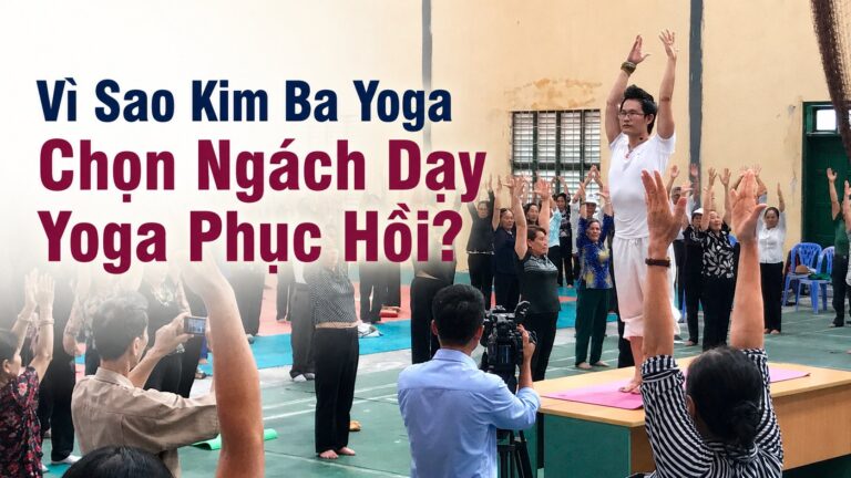 Kim Ba Yoga chọn ngách dạy Yoga phục hồi - định hướng nghề HLV Yoga