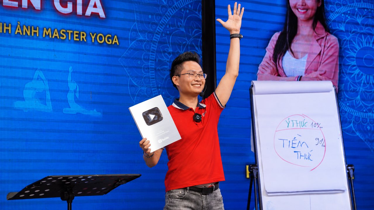 Đặng Kim Ba diễn giả workshop AI cho huấn luyện viên Yoga