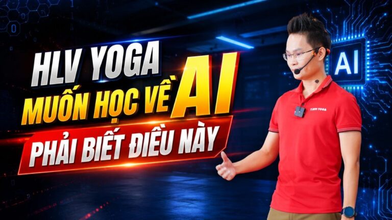 Huấn luyện viên Yoga học về AI cùng Kim Ba Yoga