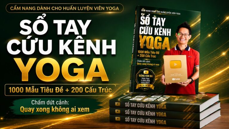 Sổ Tay Cứu Kênh Yoga - 1000 mẫu tiêu đề video Yoga cho HLV